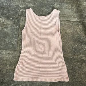 RW&CO. Women’s Blush with Gold Sparkles Tank top. Size Small.